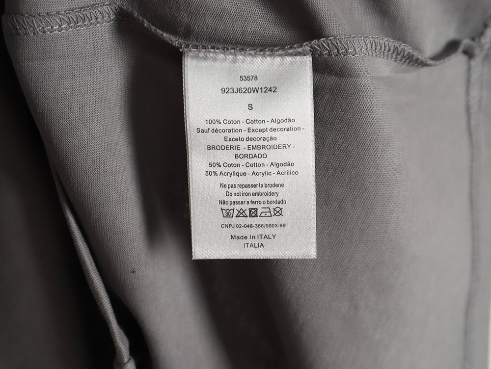 D*or patch embroidered lettering short sleeves tsk1