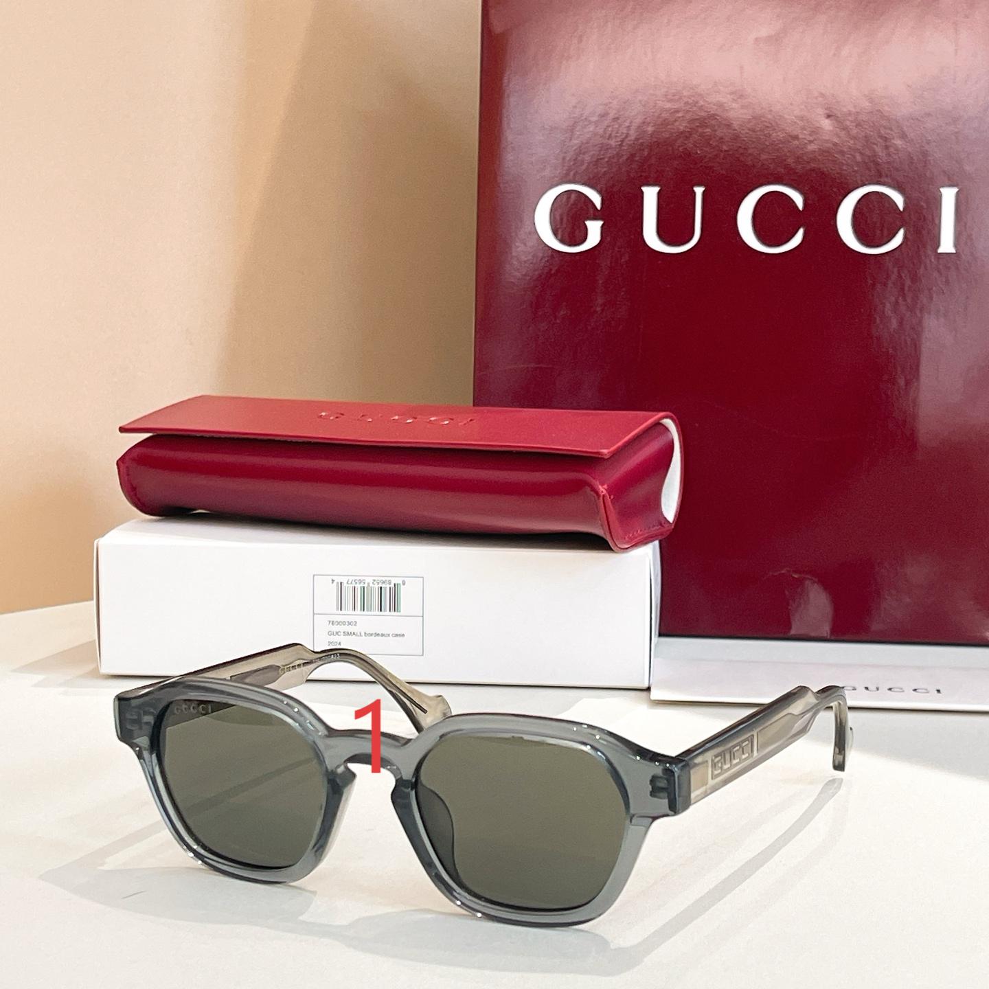 G*u*i oval frame sunglasses 797523