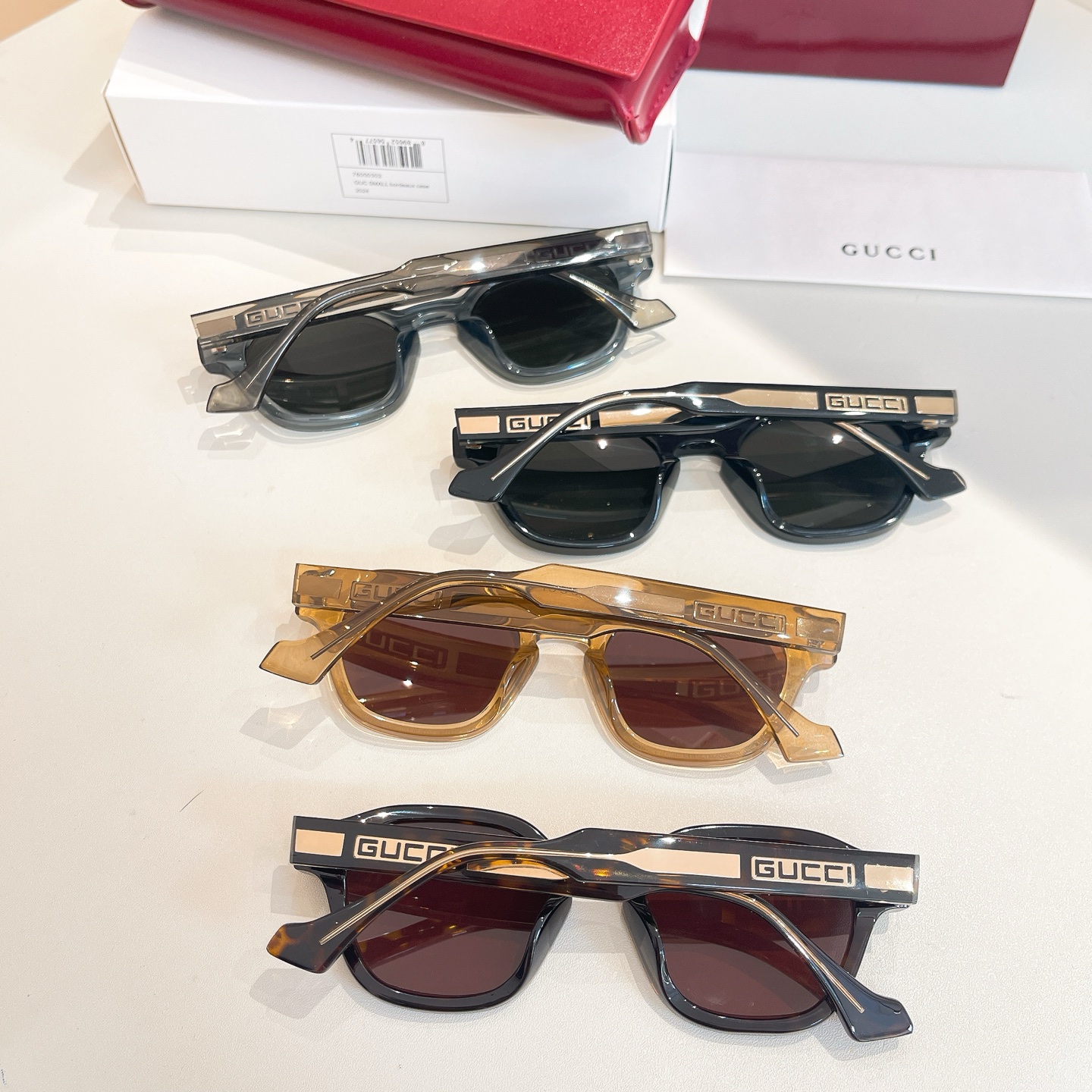 G*u*i oval frame sunglasses 797523