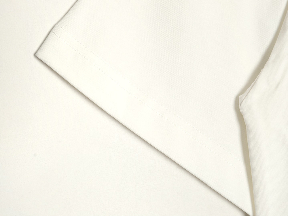 L0ew* chest colorful logo embroidery logo short sleeve t-shirt