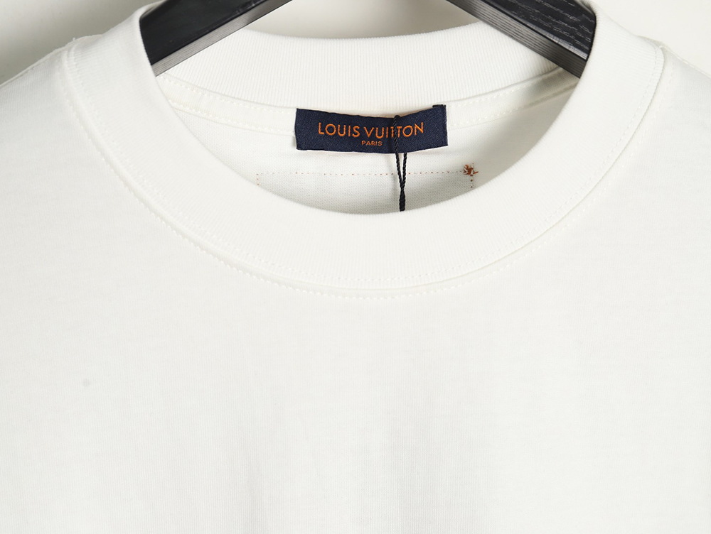 l0*is V*t0n back chain circle print short sleeve t-shirt