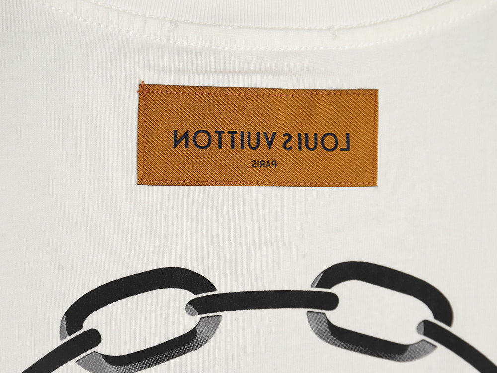 l0*is V*t0n back chain circle print short sleeve t-shirt