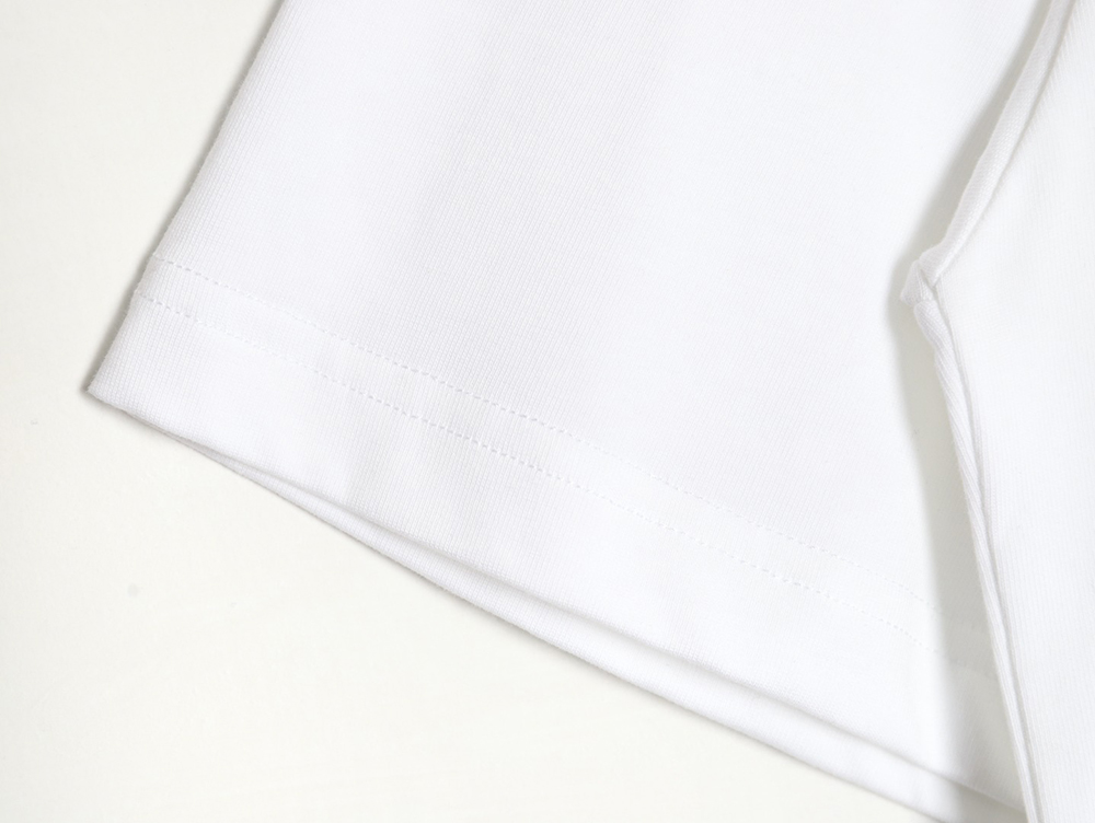 l0*is V*t0n heavy letter embroidered short sleeve