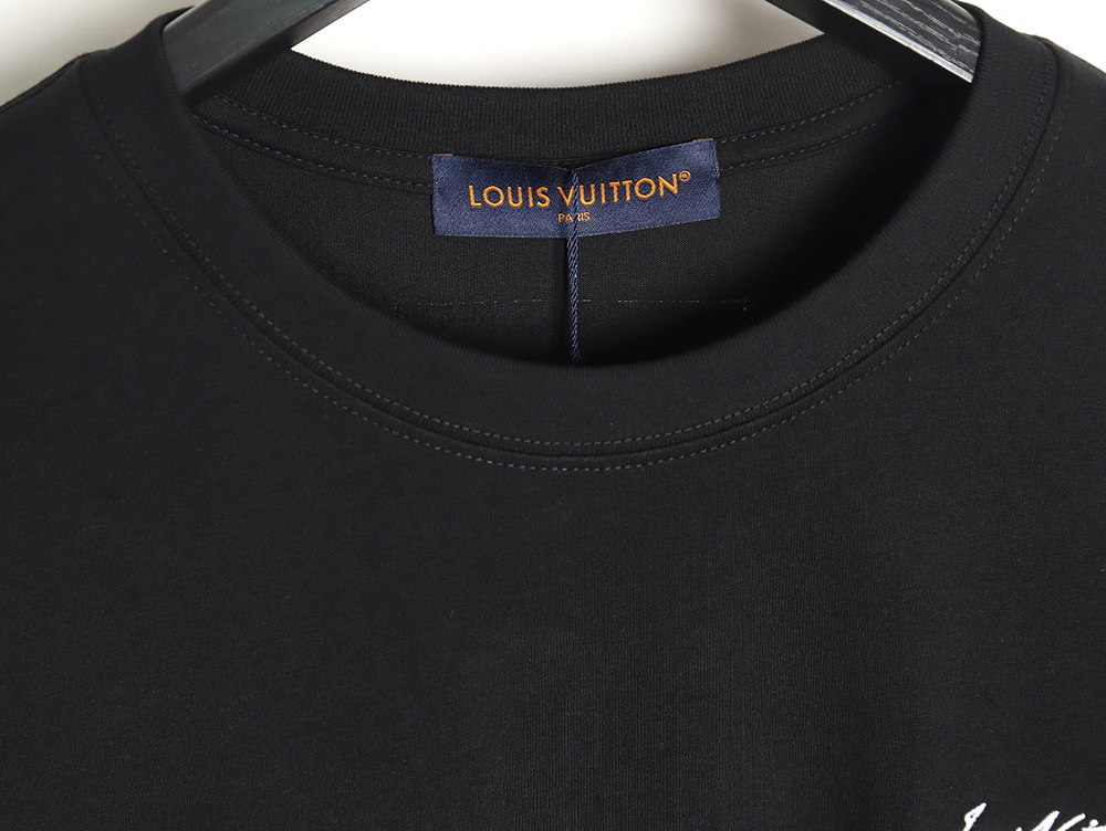 l0*is V*t0n heavy letter embroidered short sleeve tsk1