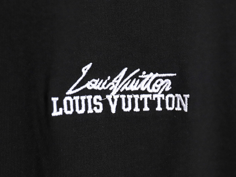 l0*is V*t0n heavy letter embroidered short sleeve tsk1