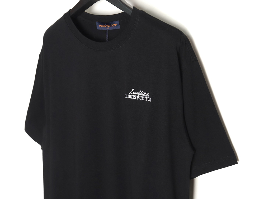 l0*is V*t0n heavy letter embroidered short sleeve tsk1