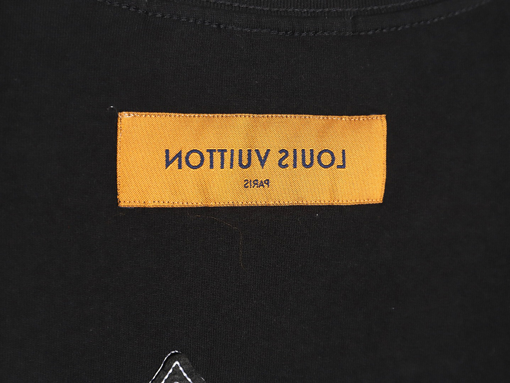 l0*is V*t0n heavy letter embroidered short sleeve tsk1