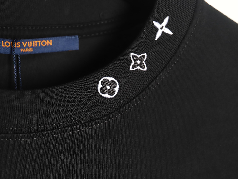 l0*is V*t0n chest ski logo embroidered short sleeve t-shirt tsk1