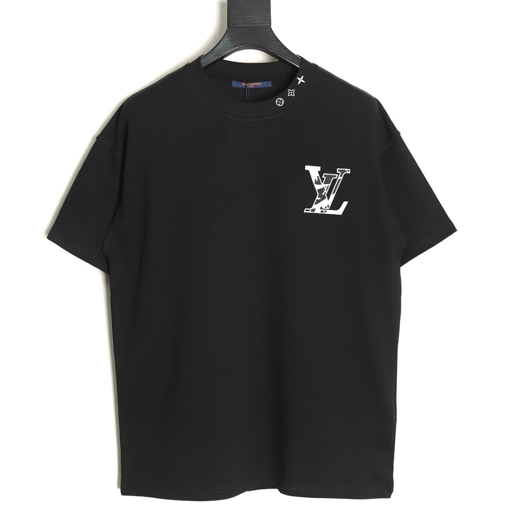 l0*is V*t0n chest ski logo embroidered short sleeve t-shirt tsk1
