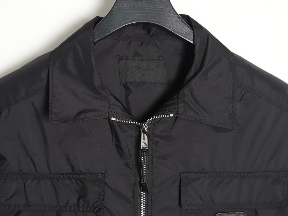 Pra*a minimalist double pocket short sleeve shirt tsk1