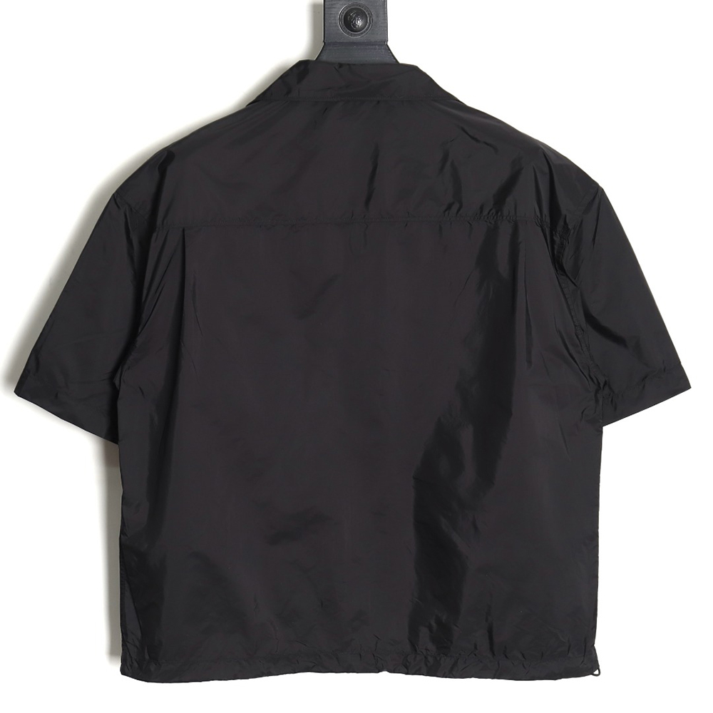 Pra*a minimalist double pocket short sleeve shirt tsk1