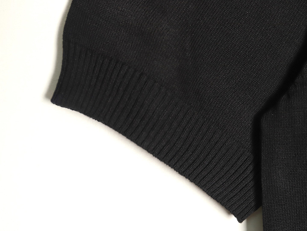 Thom Browne Neckline Tricolor Simple Knitted Round Neck Short Sleeves TSK1