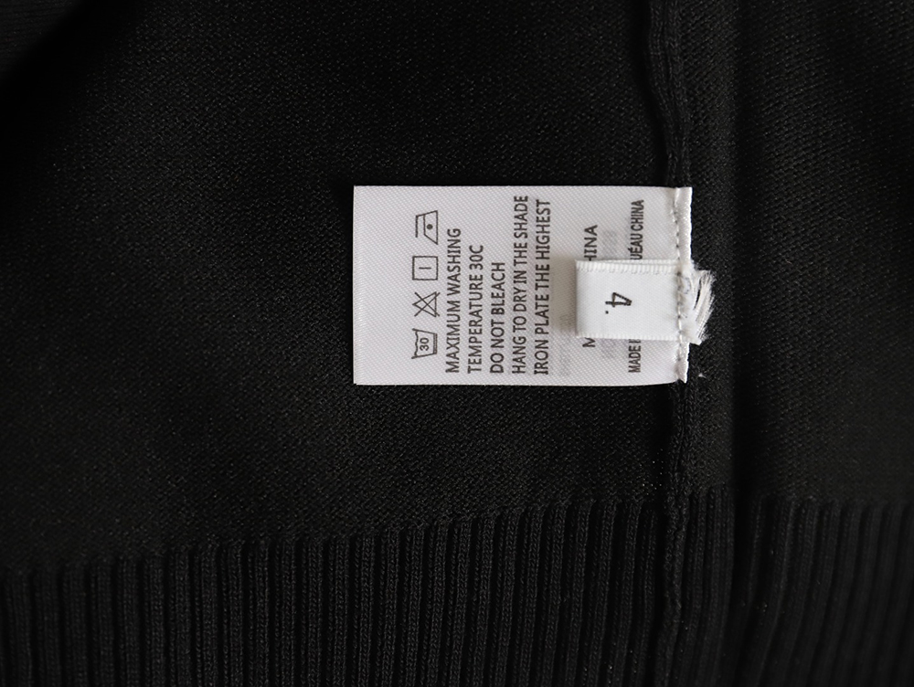 Thom Browne Neckline Tricolor Simple Knitted Round Neck Short Sleeves TSK1