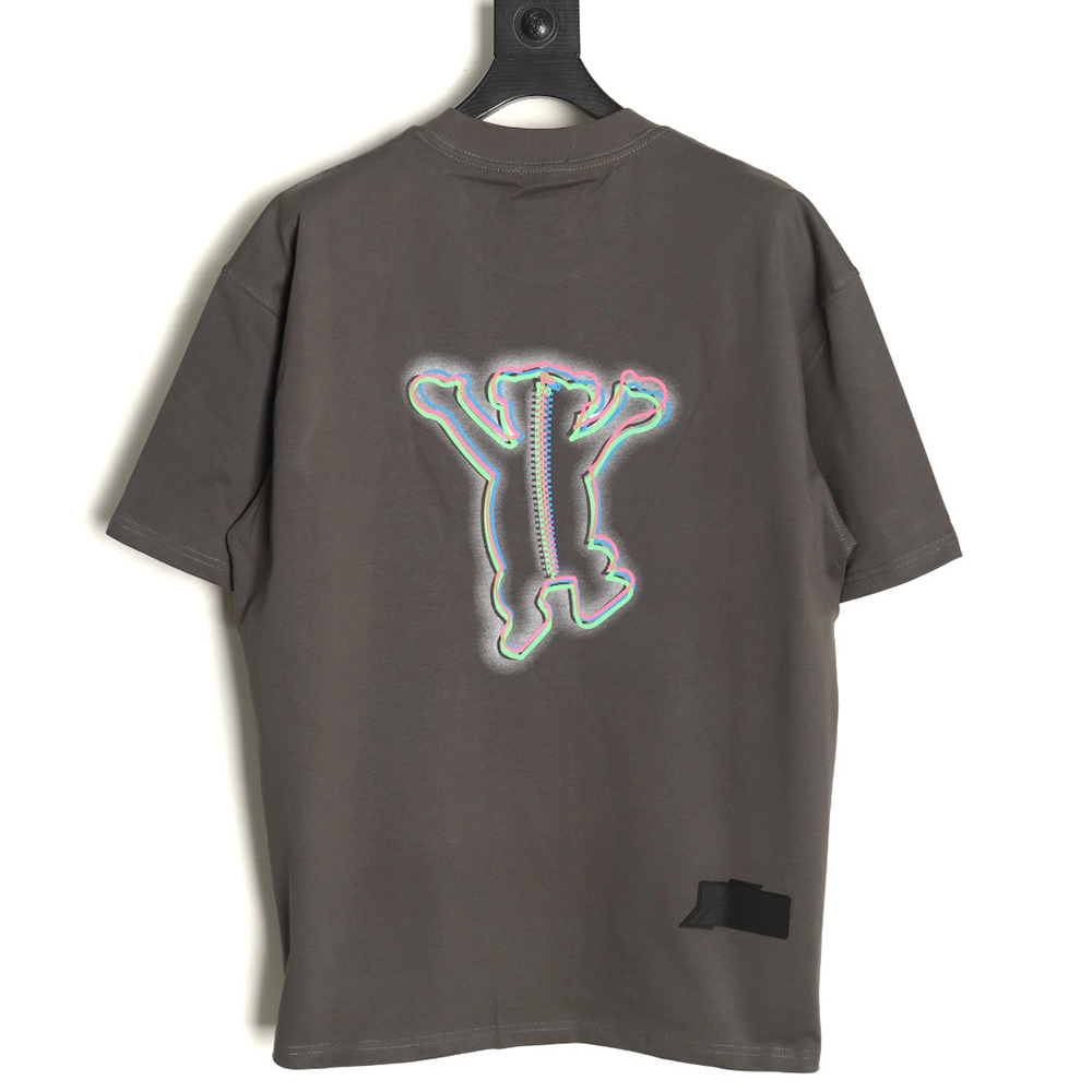 We11 Done Colorful Phantom Bear Print Short Sleeve T-shirt TSK1