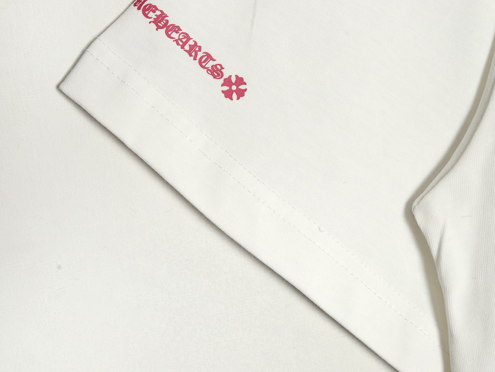 Ch**me He**ts purple horseshoe gradient logo short-sleeved t-shirt