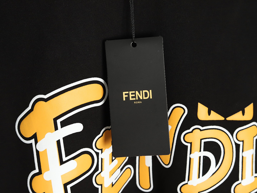 F**di overlapping letters small eyes short sleeve t-shirt tsk1