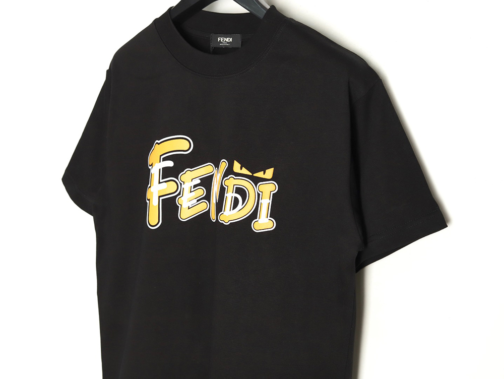 F**di overlapping letters small eyes short sleeve t-shirt tsk1