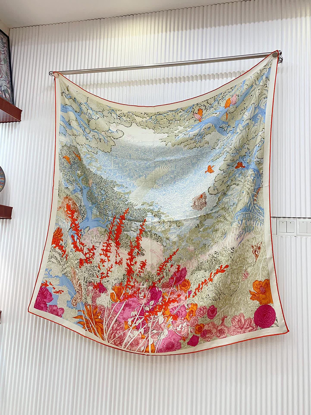 H**mes retour a la nature shawl 140*140cm