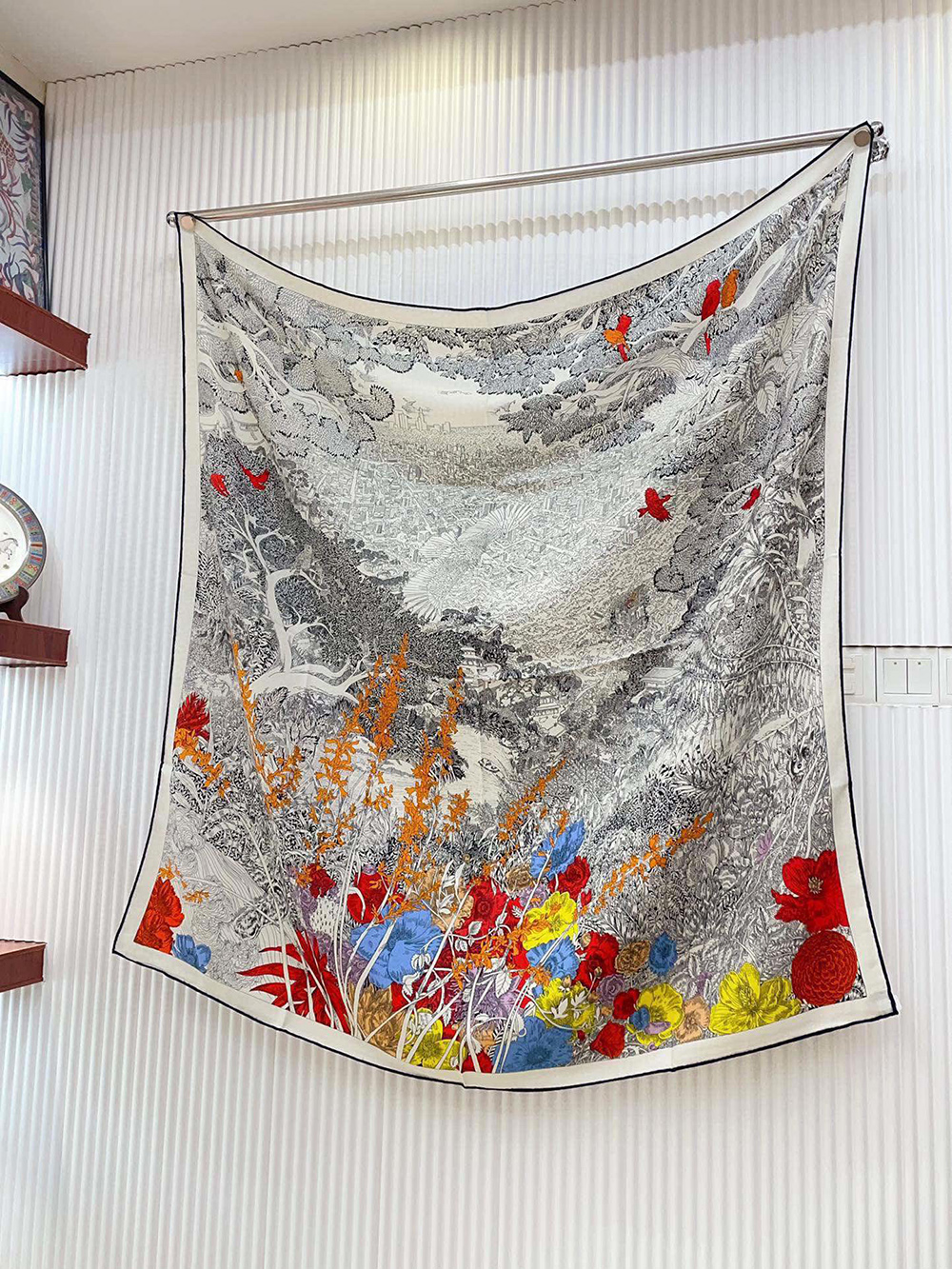 H**mes retour a la nature shawl 140*140cm