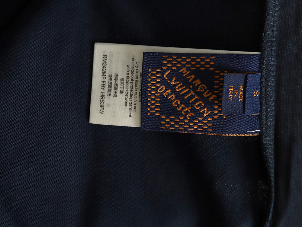 l0*is V*t0n tricolor beaded embroidered short-sleeved t-shirt tsk1