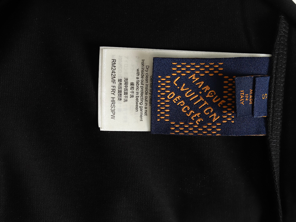 l0*is V*t0n tricolor beaded embroidered short-sleeved t-shirt tsk2