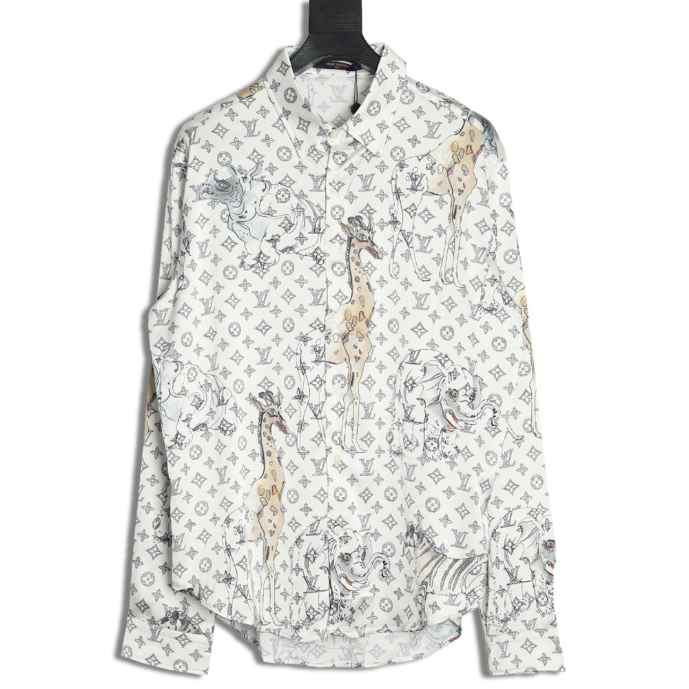 l0*is V*t0n zoo limited edition long sleeve shirt