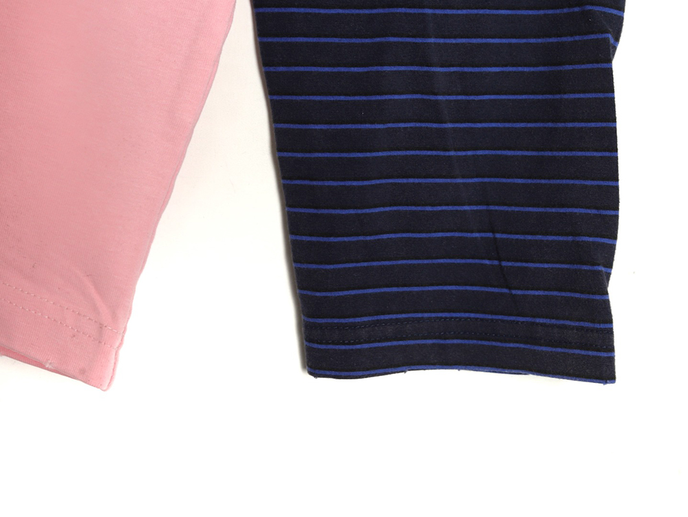 We11Done Double-sided bear striped stitching washed nostalgic T-shirt