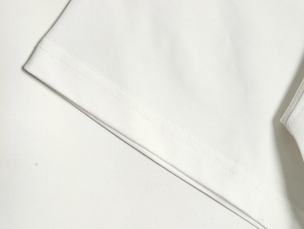 We11Done Gothic font print monster sketch short-sleeved T-shirt