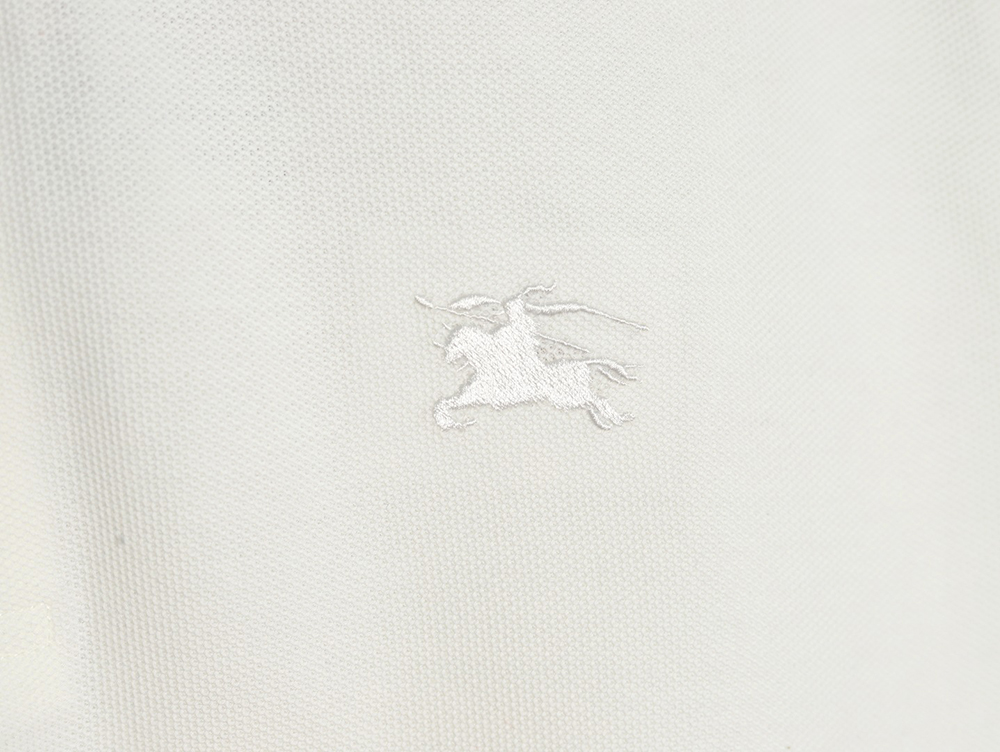 B**rry warhorse embroidery check shoulder short sleeve polo shirt