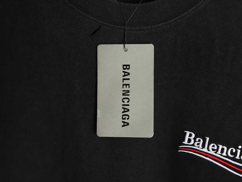 Ba*len*cia*ga classic coke distressed short sleeves