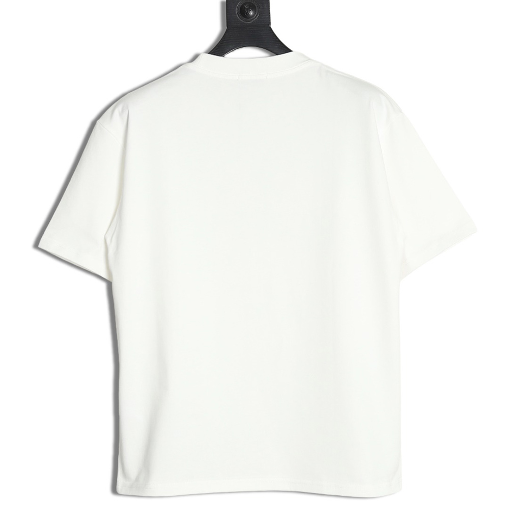 Moncler flocked letter short-sleeved T-shirt