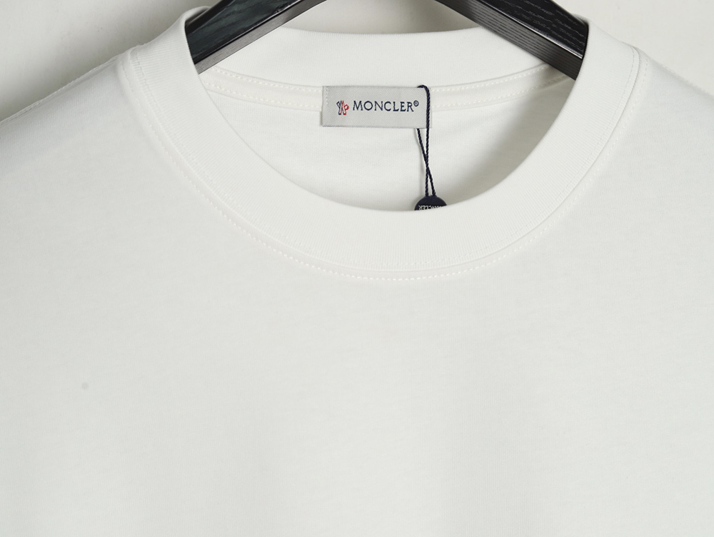 Moncler flocked letter short-sleeved T-shirt