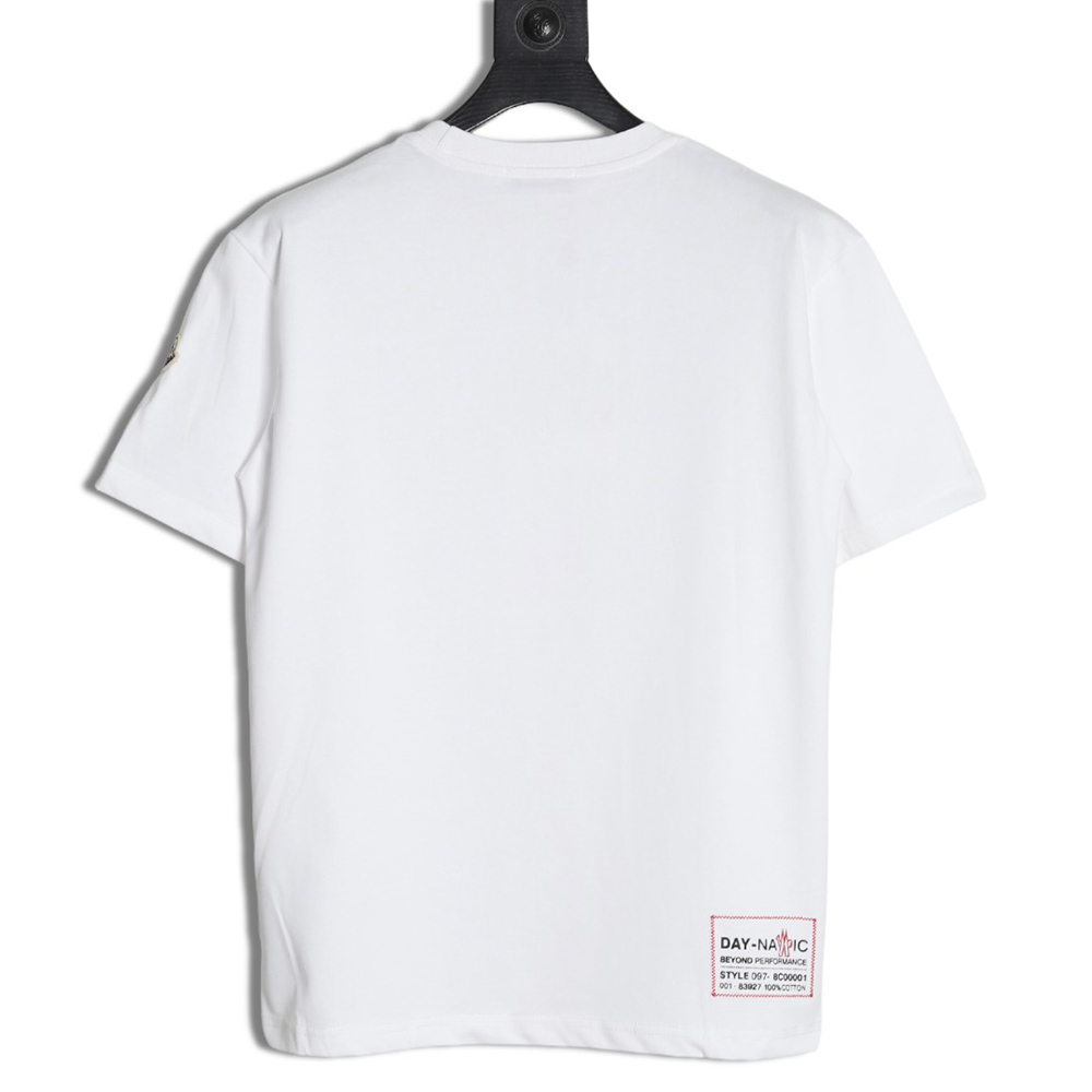 Moncler coordinate letter print short sleeve