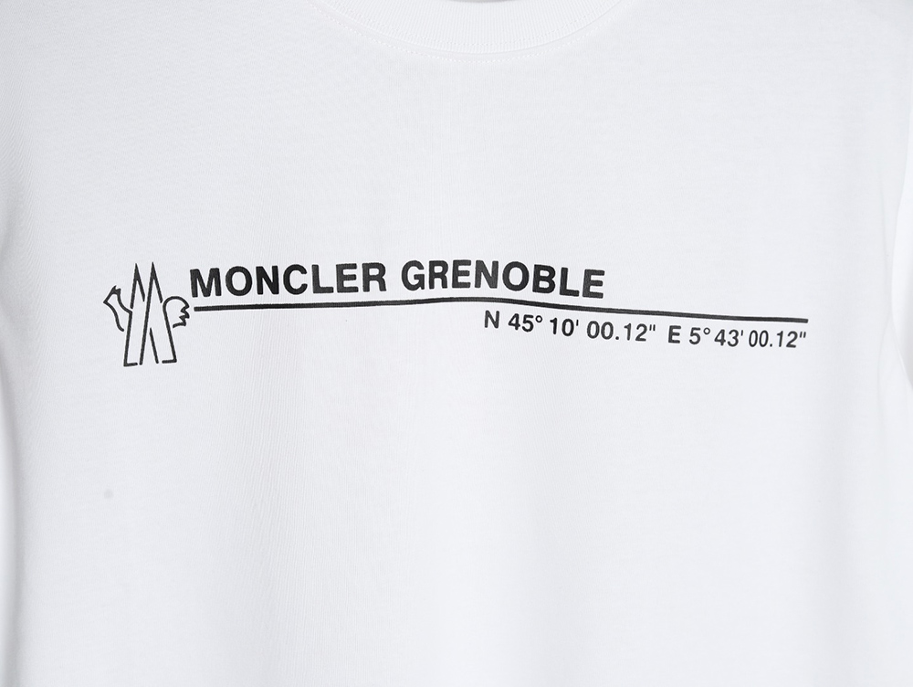 Moncler coordinate letter print short sleeve