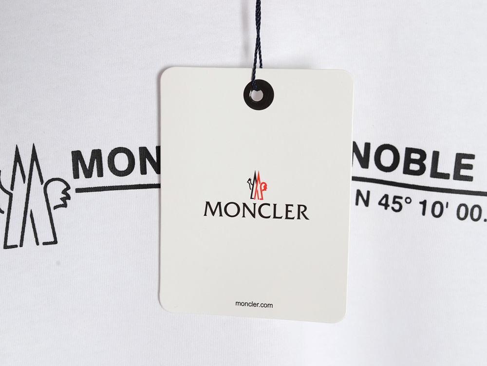 Moncler coordinate letter print short sleeve