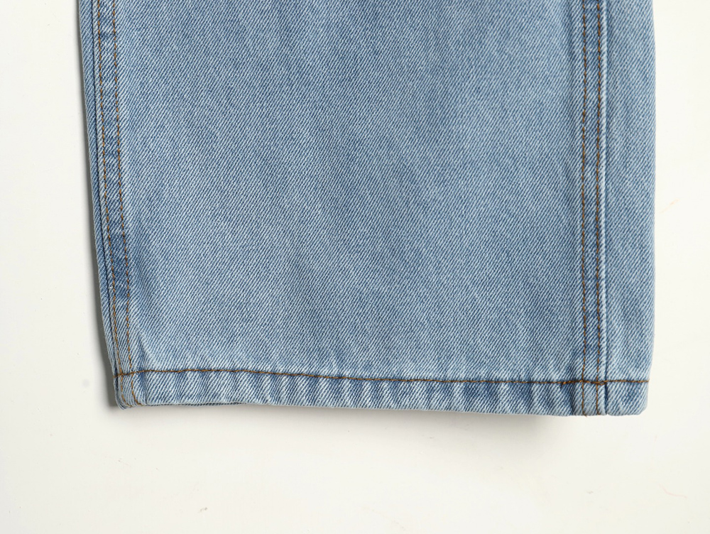 ma*s*n Ma*i*la distressed graffiti denim trousers