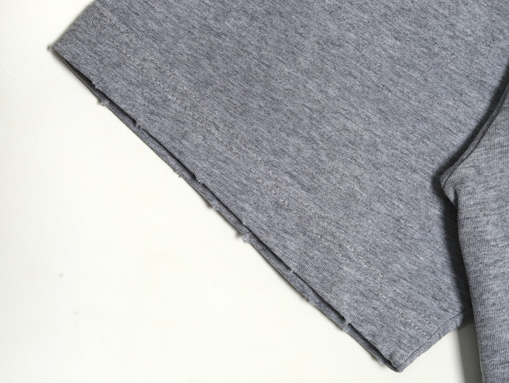 Ba*len*cia*ga grey masking tape short sleeve t-shirt