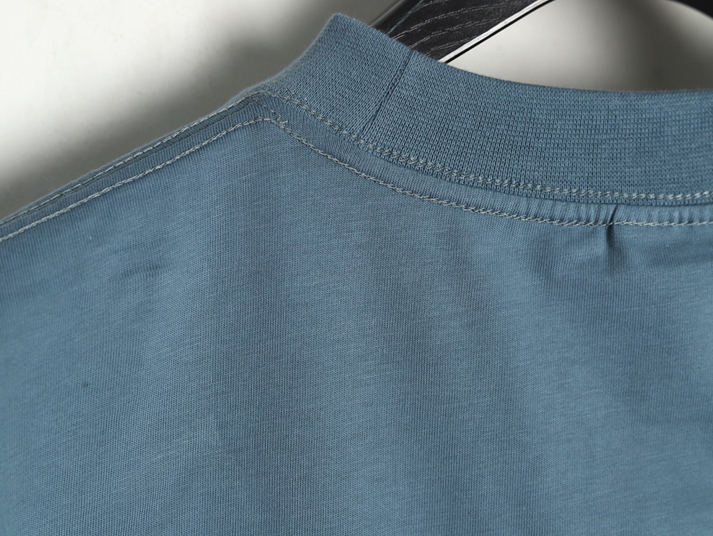 Ba*len*cia*ga masking paper red tape short sleeve t-shirt