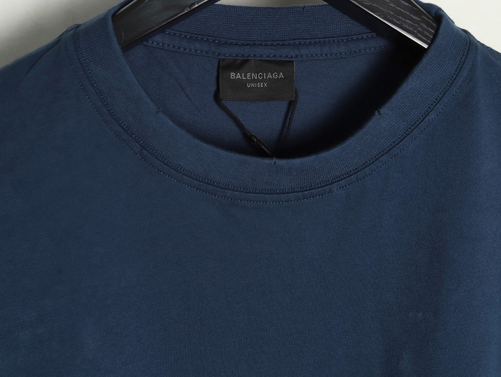 Ba*len*cia*ga wheat ear embroidered short-sleeved t-shirt