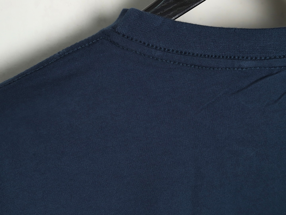 Ba*len*cia*ga wheat ear embroidered short-sleeved t-shirt