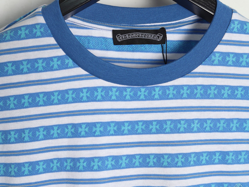 Ch**me He**ts striped cross short sleeve t-shirt
