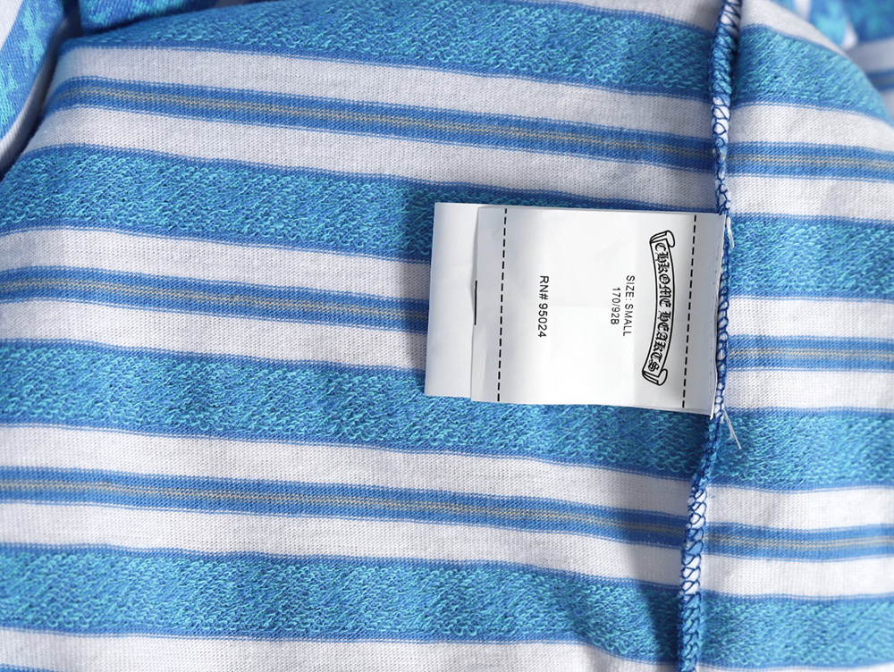 Ch**me He**ts striped cross short sleeve t-shirt