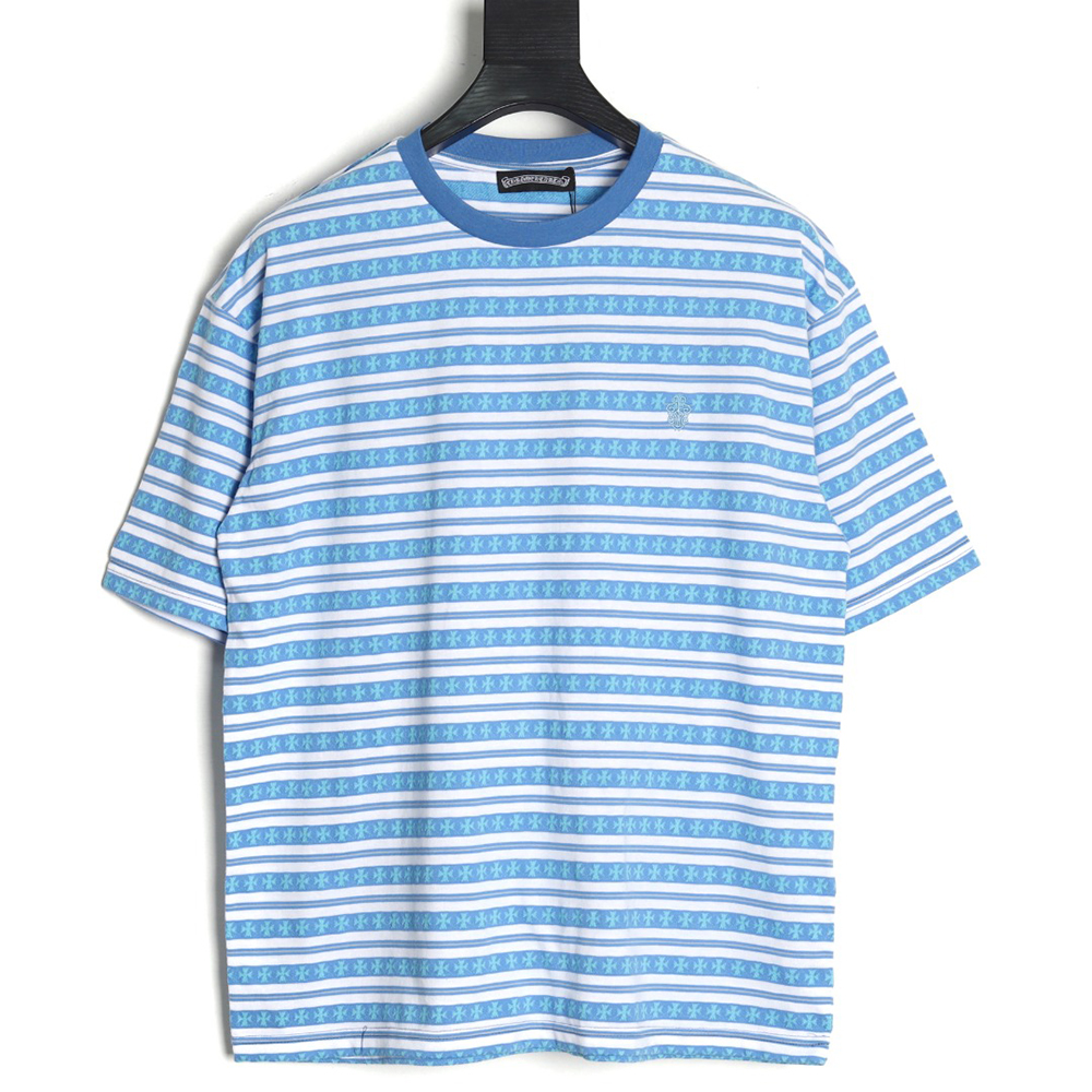 Ch**me He**ts striped cross short sleeve t-shirt