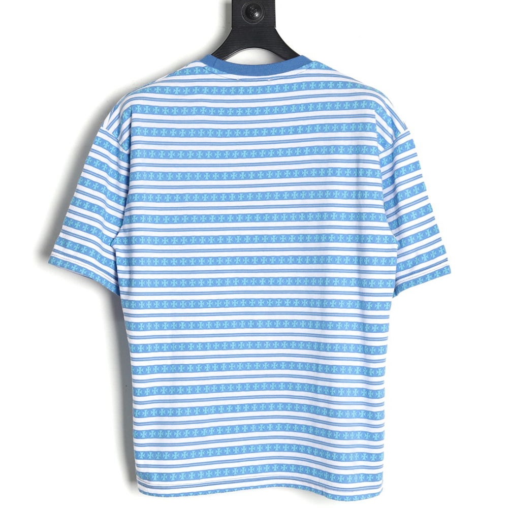 Ch**me He**ts striped cross short sleeve t-shirt
