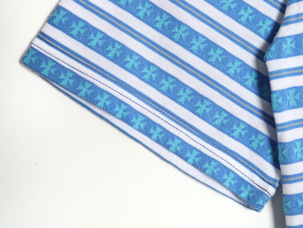 Ch**me He**ts striped cross short sleeve t-shirt