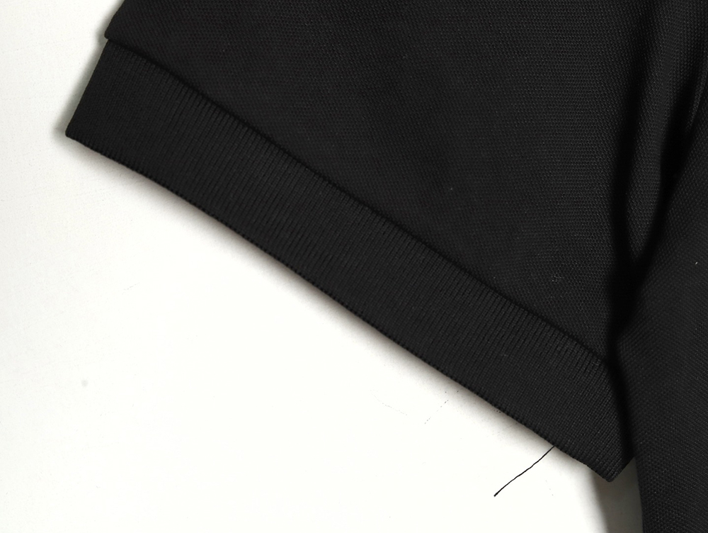 F**di hardware metal label double f logo short-sleeved polo shirt tsk1