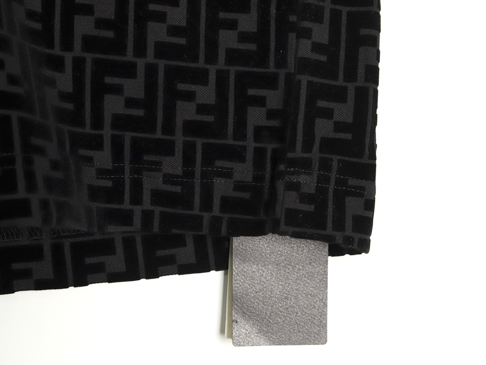 F**di all over ff flocked short sleeve t-shirt