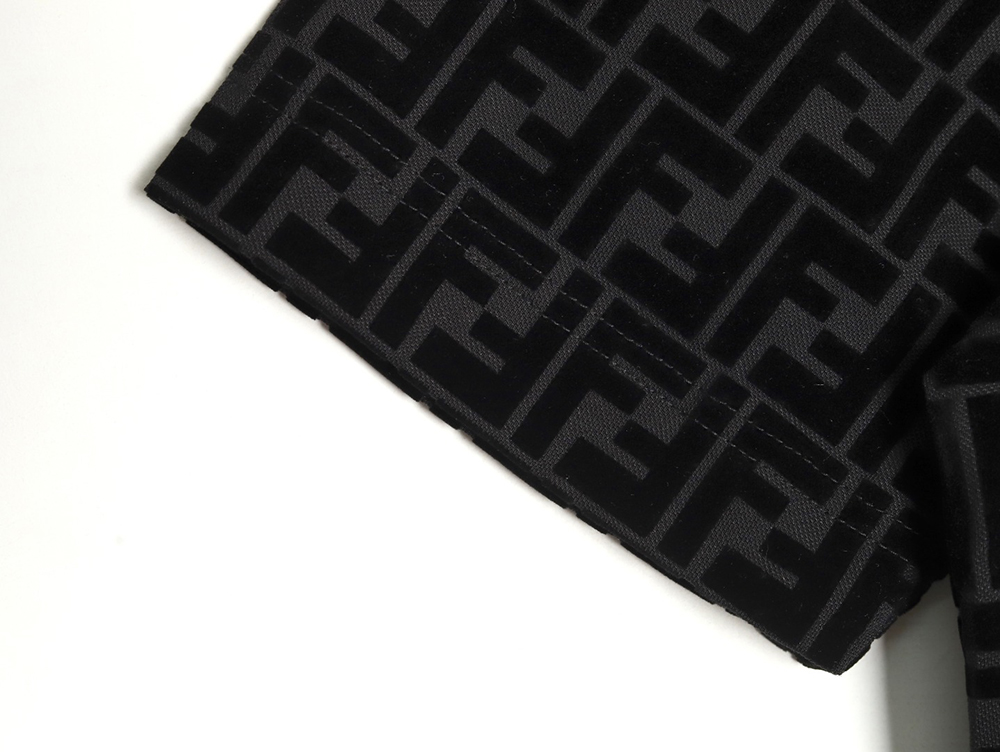 F**di all over ff flocked short sleeve t-shirt