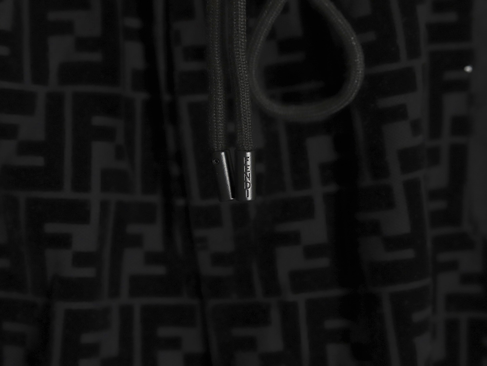 F**di ff all over print flocked shorts