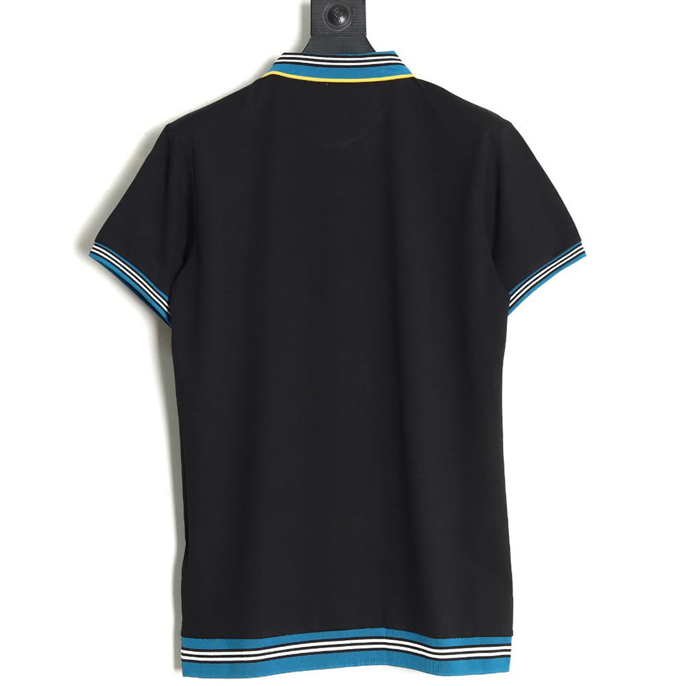 B**rry striped threaded polo short sleeve tsk1